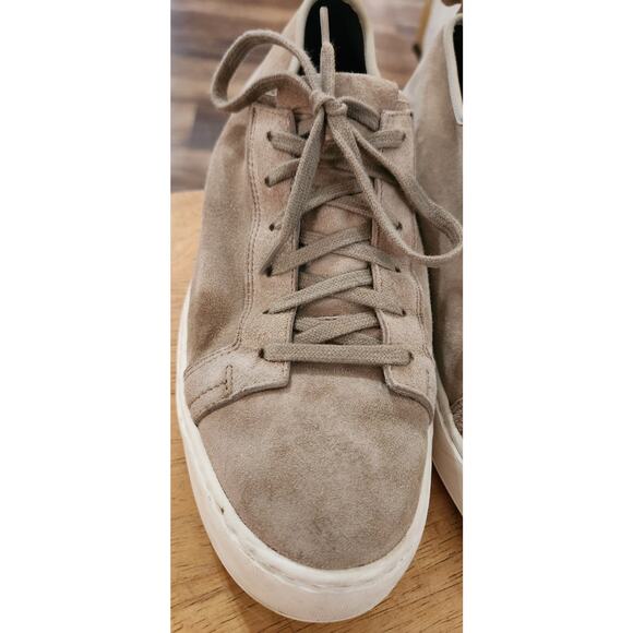 Santoni Sneakers Gray Suede Leather Made In Italy Mens EU 40 US 7 main image 8